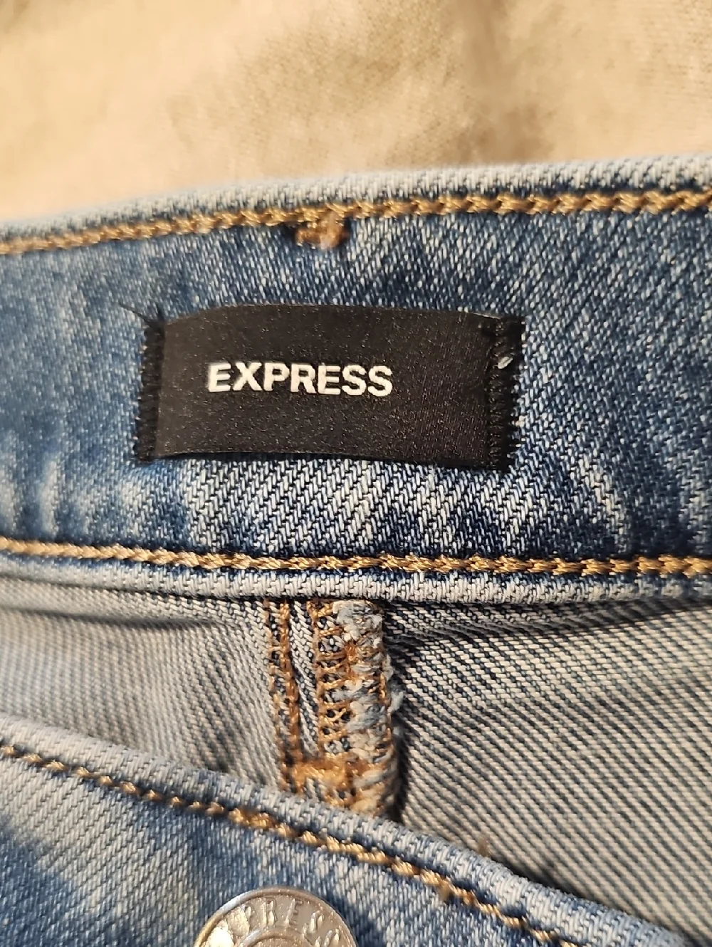 Express High Rise Wide Leg Jeans, 6 - Picture 5 of 6